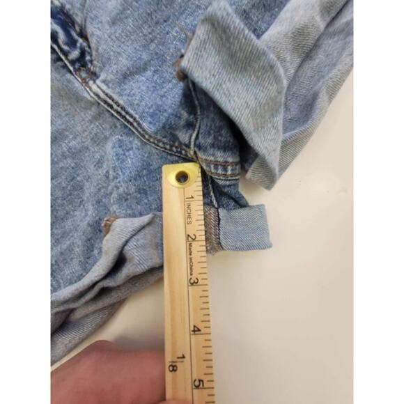 Womens Wild Fable Shorts Size 14 Highest Rise Denim Jean - Picture 7 of 8